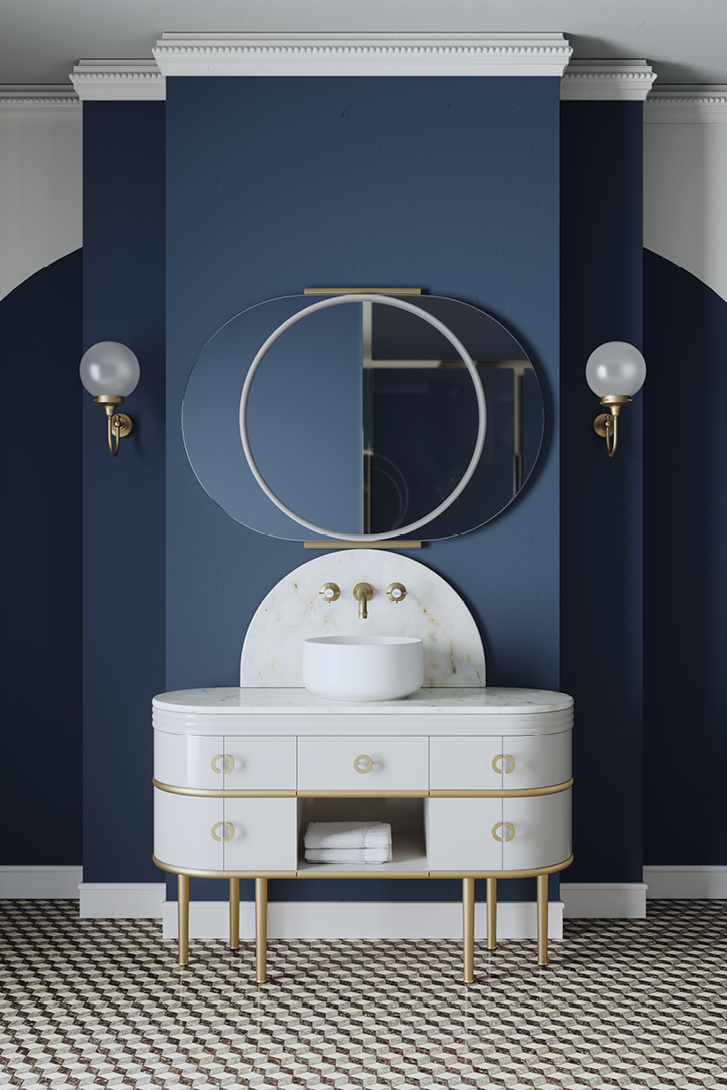 Devon and devon meubles de salle de bains design et de luxe d'inspiration rétro