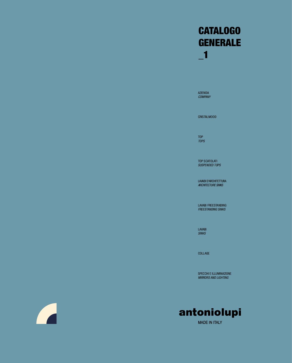 Antonio Lupi - Catalogue général Lavabos