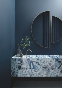 Revêtement effet marbre pour la salle de bains - Collection Fiandre
