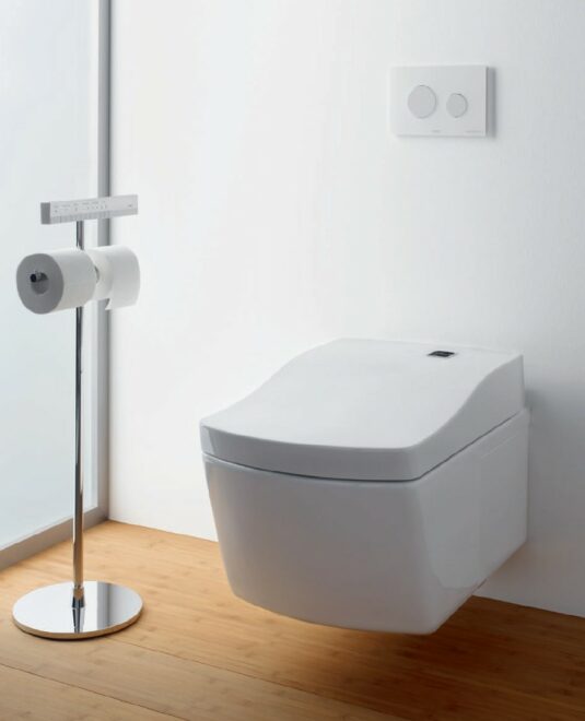 Toilettes lavant double commande - Toto chez Hydropolis