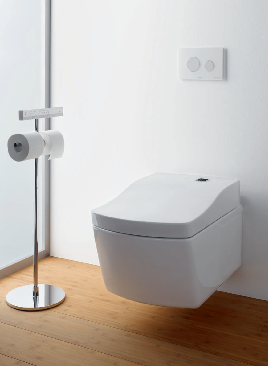 Toilettes lavant double commande - Toto chez Hydropolis
