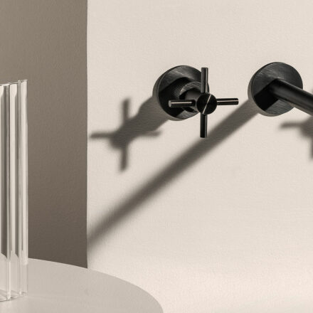 Built-in basin faucets