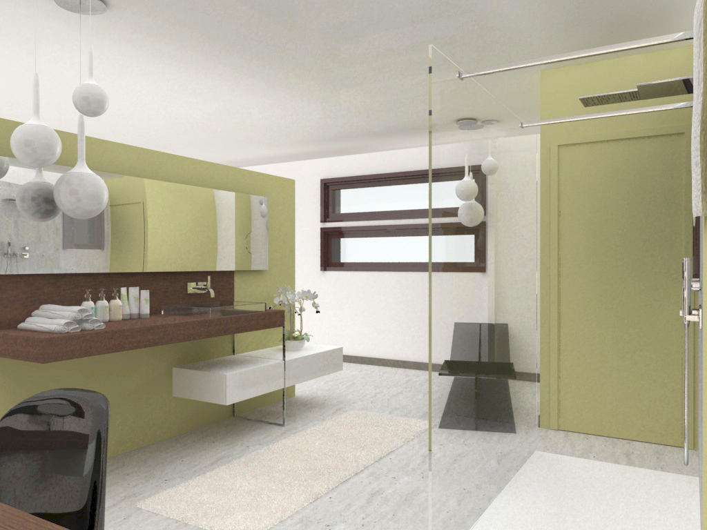 Salle de bains ouverte sur suite parentale