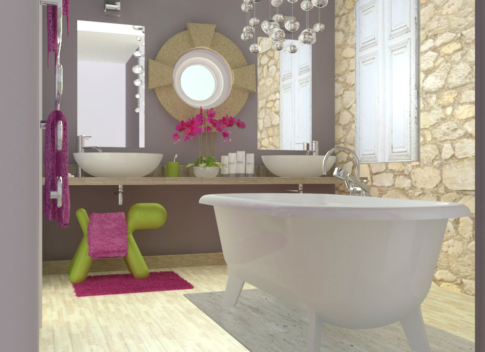 Création d'une salle de bains enfant
