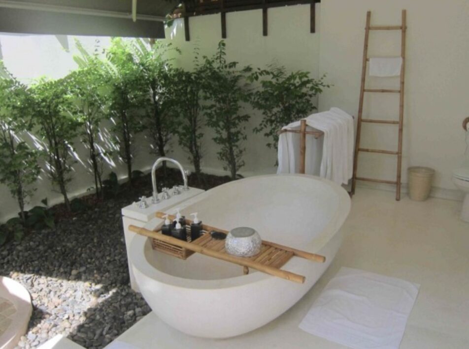 Inspiration : Une salle de bains sur votre terrasse - Pinterest