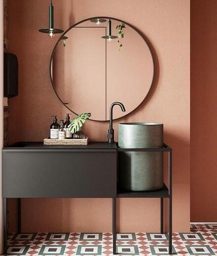 Tendances : Une salle de bains Terracotta_Inspiration Pinterest