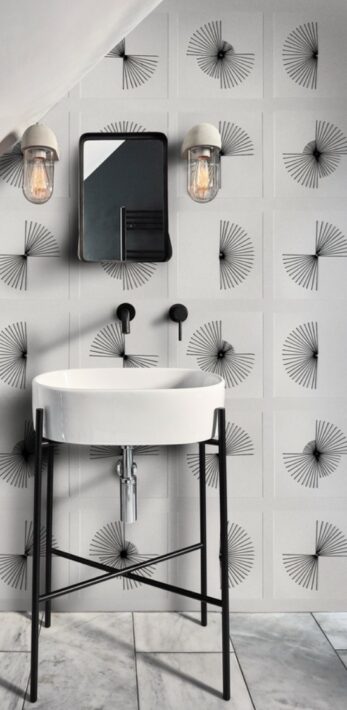 Inspiration déco : Du papier peint dans la salle de bains_Wall&Decò_Chez Hydropolis