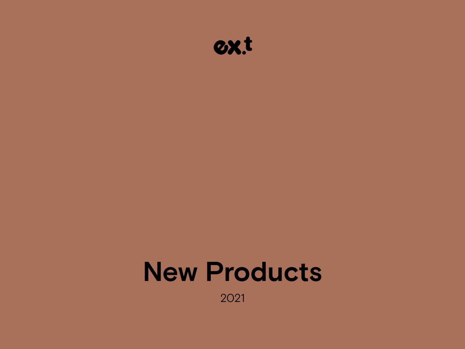 Ex.t - Catalogue Nouvelle collection 2021