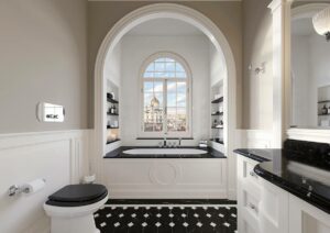 Baignoire en fonte, ambiance rétro dans la salle de bains - Devon&Devon