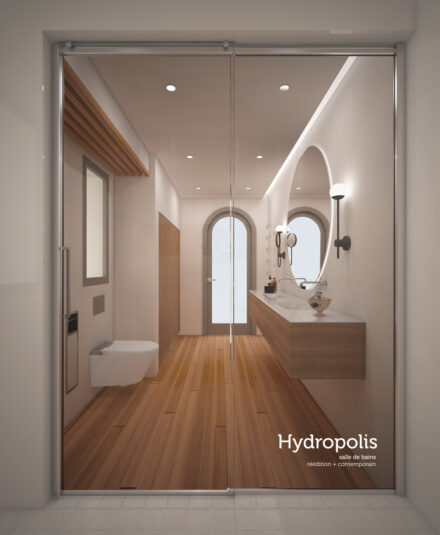 3D Project - Renovation of an en suite bathroom in Provence - Création Hydropolis