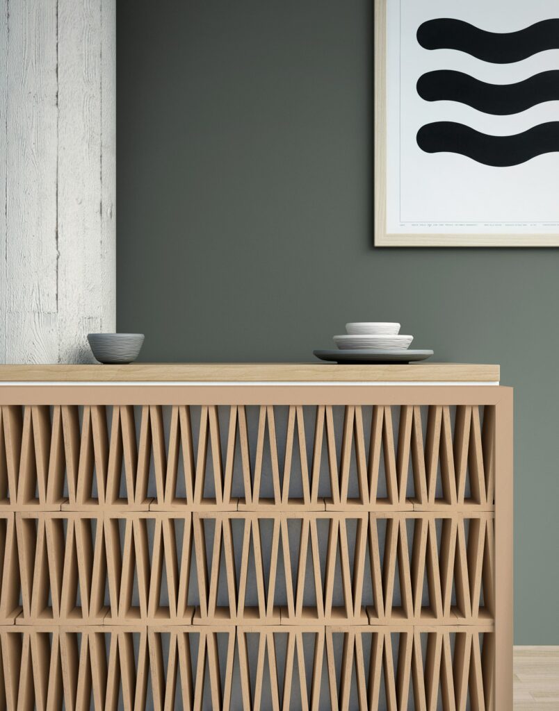 Claustra en terre cuite de chez La Mutina - Design Patricia Urquiola, disponible chez Hydropolis