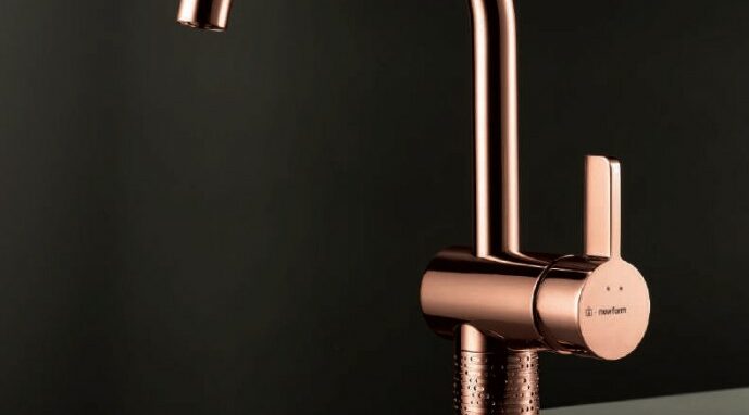 Exposed basin faucets