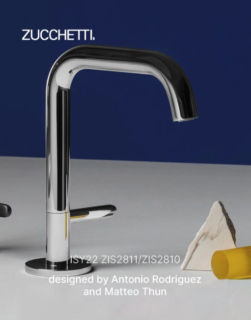 ADA2022 - Mitigeur de lavabo monocommande à cartouche progressive ISY22 chez Zucchetti