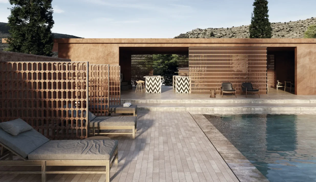 ICON - Collection of terracotta moucharrabieh for your exterior partition walls