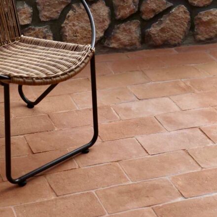 Terracotta floor covering