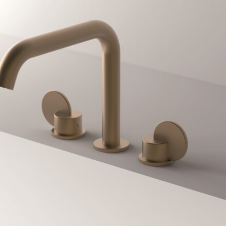 Exposed bath faucets