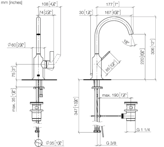 Fiche technique VAIA monotrou