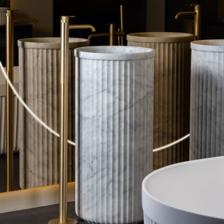 Lavabo freestanding en marbre de carrare - Collection Heritage - Inbani