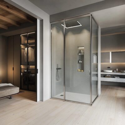 Cabine de douche SUITE - Suggestion d'agencement - VISMARAVETRO