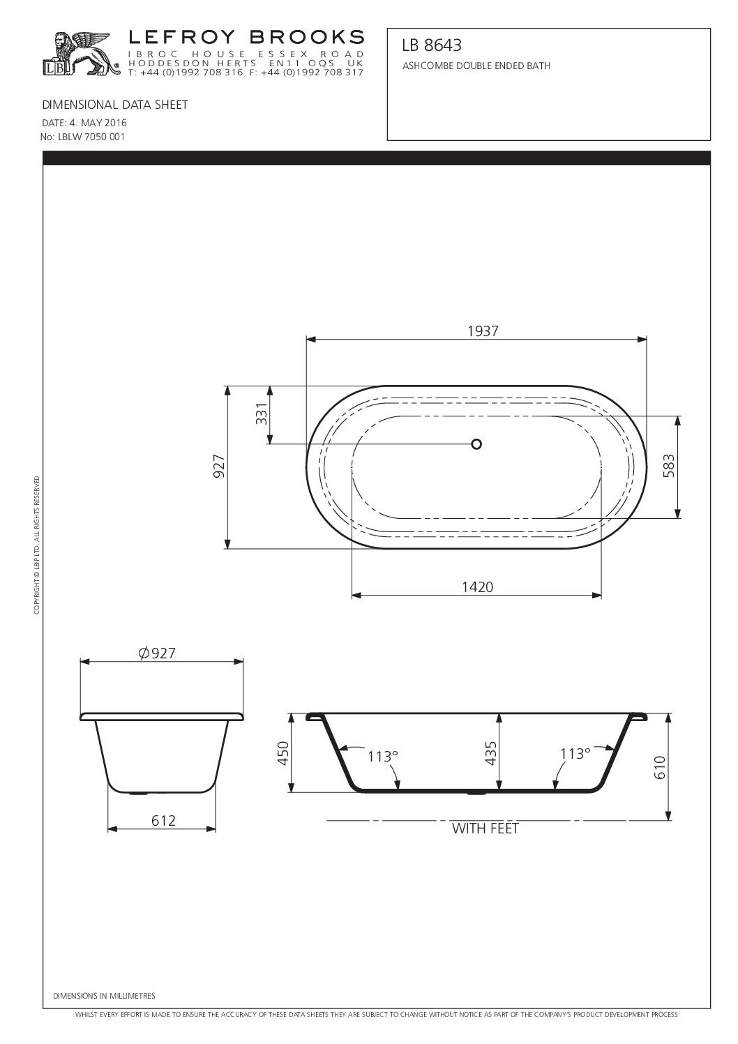 Fiche-Technique-Baignoire-LB-8643