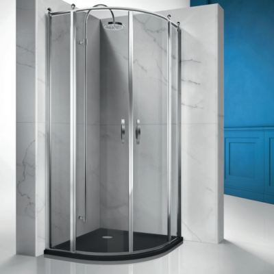 Gold - Cabine de douche arrondie - Vismaravetro