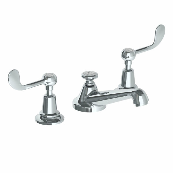 Lefroy-Brooks_Robinet sur gorge 3 trous CL-1220-ManettesConnaught_PolishedBrass