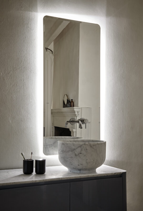 Miroir rectangulaire biseauté avec led_Origin_Inbani