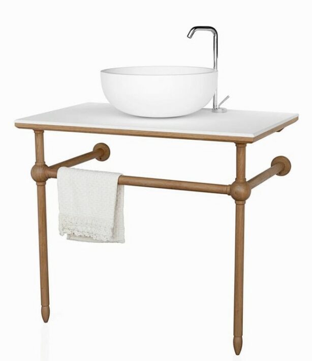 Bianchini&Capponi-Console en bois-chêne naturel