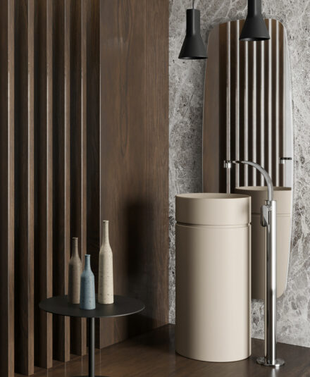 CERAMICA FLAMINIA_Collection TWIN_Vasque freestanding