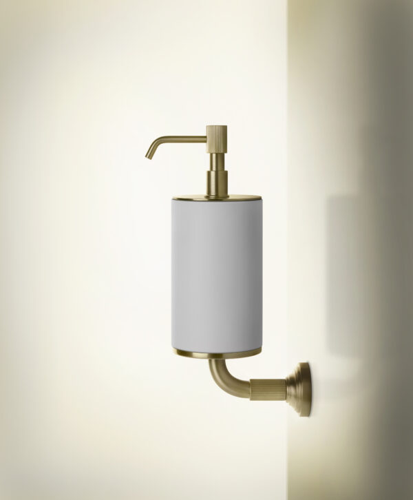 VENTI20_Distributeur de savon liquide mural_BrassBrushedPVD#727_Gessi