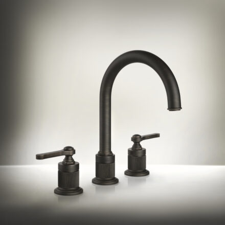 VENTI20_Mitigeur de lavabo 3 trous - Bec de cygne - Aged Bronze#187_Gessi_3