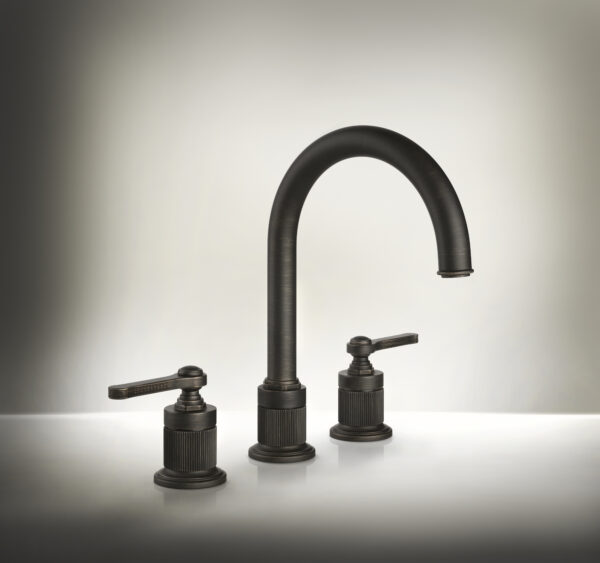 VENTI20_Mitigeur de lavabo 3 trous - Bec de cygne - Aged Bronze#187_Gessi_3