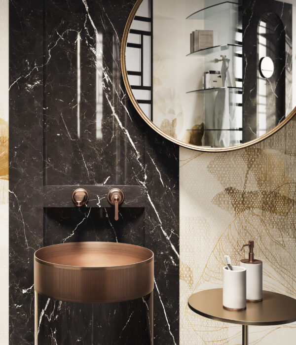 Venti20_Collection Salles de bains vasque + robinetterie + accessoires_CopperBrushedPVD#708_Gessi