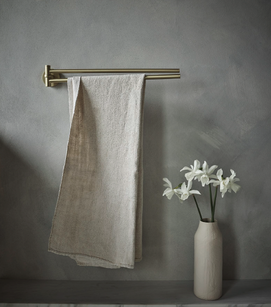 Coalbrook_Accessoires salle de bains_Porte-serviettes double_Laiton