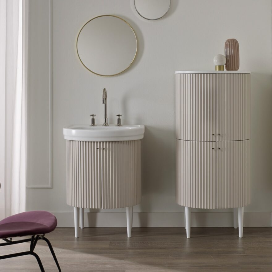 Meuble Rontard Meubles arrondis dans la salle de bains : La nouvelle tendance ...