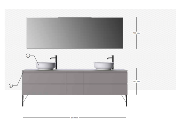 Meuble-Collection-Form_Schéma-Double-vasque-Ideagroup