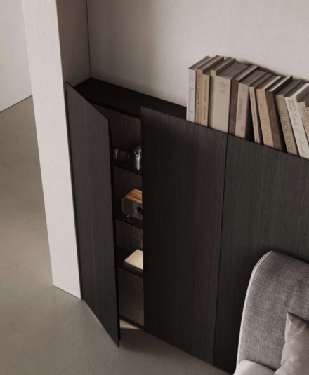 Ideagroup_WALL_Espace_Nuit_Rangement_Invisible_au_sol_façades_bois