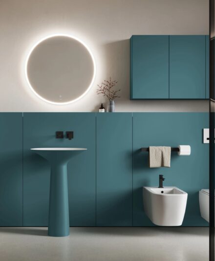 Ideagroup_WALL_Laque_Blu_Rana_Mate_Vasque_Freestanding_Royal_Cristalplant