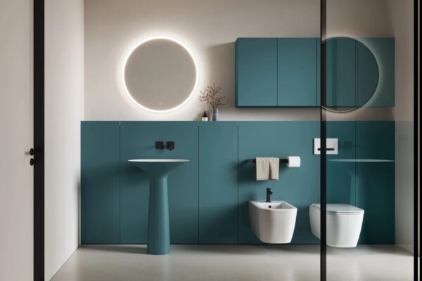 Ideagroup_WALL_Laque_Blu_Rana_Mate_Vasque_Freestanding_Royal_Cristalplant