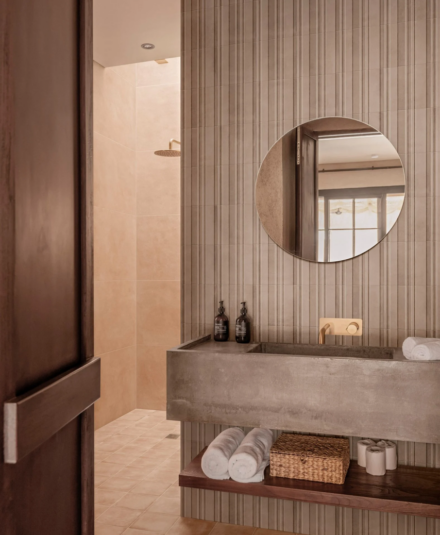 Revêtement mural Artcraft Sabbia Struttura 3D et Artcraft Coccio - Marazzi Chez Hydropolis