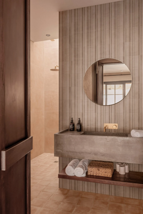 Revêtement mural Artcraft Sabbia Struttura 3D et Artcraft Coccio - Marazzi Chez Hydropolis