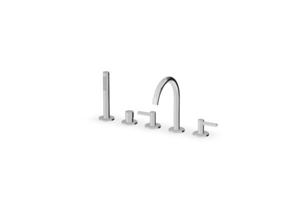 Zucchetti_ISY22_Robinet_Gorge_Bain_Cinq_Sorties_chrome