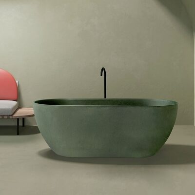 Baignoire_Béton_Verte_Detremmerie
