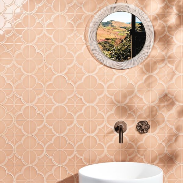 Revêtement sol et mur en grès cérame - Collection Sanremo - Couleur Dalia- Disponible chez Hydropolis