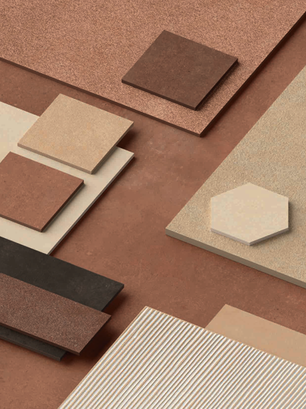 Florim SensiTerre - Collection de carrelage en grès cérame unie et texturée - Disponible chez Hydropolis
