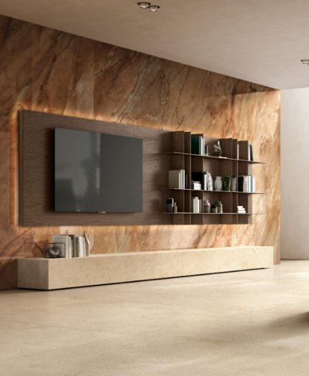Revêtement sol et mur en grès cérame-Collection Authentic Luxe - couleur Marble Nuage-disponible chez Hydropolis