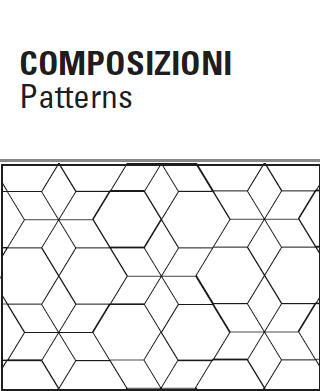 Schéma de pose_Rombo + Esagono a Stella_Cotto Etrusco