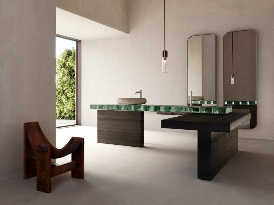 OPUS s’intègre dans les intérieurs contemporains comme un mobilier d’art, entre fonctionnalité et poésie. Chez Hydropolis