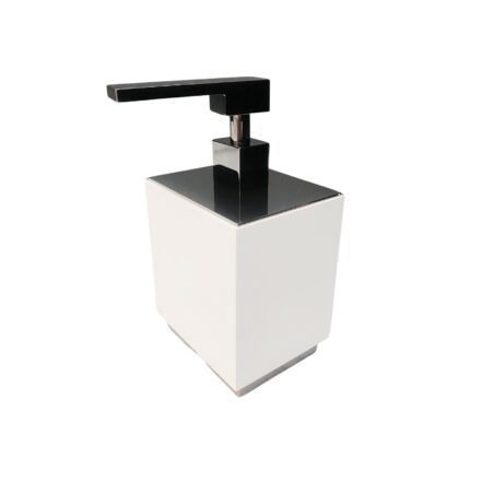 Distributeur de savon à poser en Black Metal PVD - Rettangolo