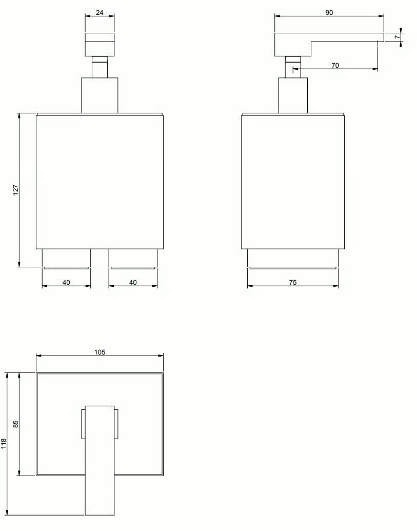Fiche-Technique-Distributeur-de-savon-à-poser-RETTANGOLO-Gessi